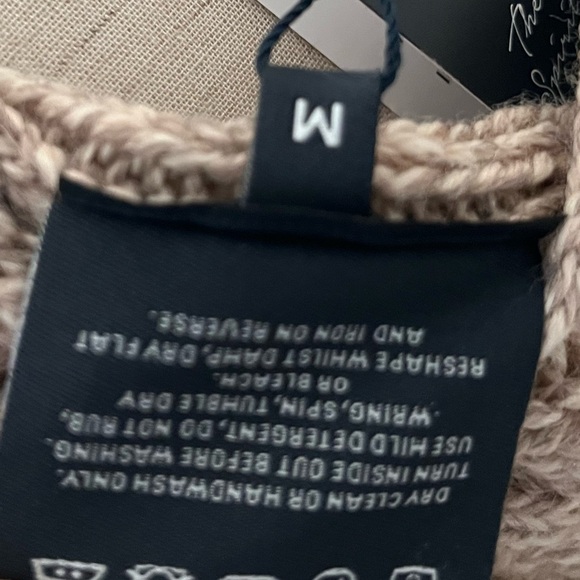 NWT, Aran,Ireland, Mirano Cable
Crossover Wrap w/Buttons Cable Knit Sweater - Picture 10 of 11